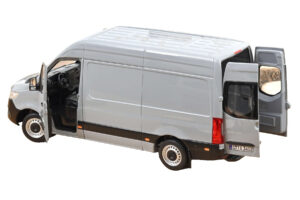 Mercedes Sprinter Šedý Norev 1:18 183042 Kov – obrázok 3 z 6