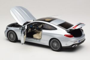 Mercedes CLE C236 Kupé Hightech Silver Norev 1:18 183939 Kov – obrázok 5 z 8