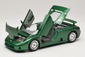 Bugatti EB110 Zelený Metalický Bburago 1:18 3003 Kov – obrázok 2 z 8