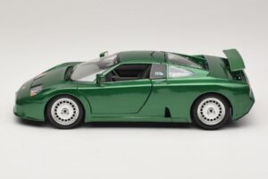 Bugatti EB110 Zelený Metalický Bburago 1:18 3003 Kov – obrázok 4 z 8