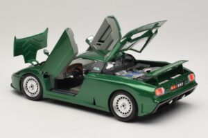 Bugatti EB110 Zelený Metalický Bburago 1:18 3003 Kov – obrázok 5 z 8