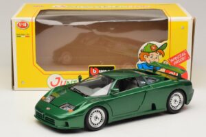Bugatti EB110 Zelený Metalický Bburago 1:18 3003 Kov – obrázok 8 z 8
