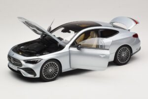 Mercedes CLE C236 Kupé Hightech Silver Norev 1:18 183939 Kov – obrázok 2 z 8