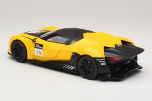 Citroen GT Žltý & Čierny Norev 1:18 181609 Kov – obrázok 7 z 8