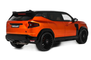 Dacia Duster Mk3 Redust Sport 4x2 Hybrid Metallic Orange Otto 1:18 OT1316 Živica – obrázok 2 z 4