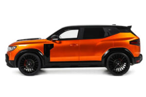 Dacia Duster Mk3 Redust Sport 4x2 Hybrid Metallic Orange Otto 1:18 OT1316 Živica – obrázok 3 z 4