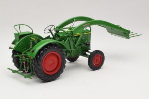 Deutz F2L 514 Traktor Čelný Nakladač Zelený Minichamps 1:18 109144071 Kov – obrázok 2 z 6