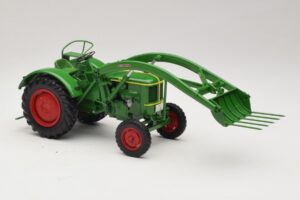 Deutz F2L 514 Traktor Čelný Nakladač Zelený Minichamps 1:18 109144071 Kov – obrázok 4 z 6