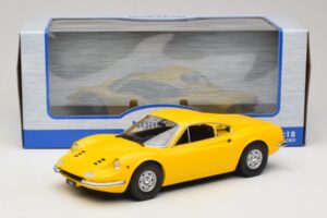 Ferrari Dino 246 GT Žltý MCG 1:18 MCG18168 Kov – obrázok 6 z 6