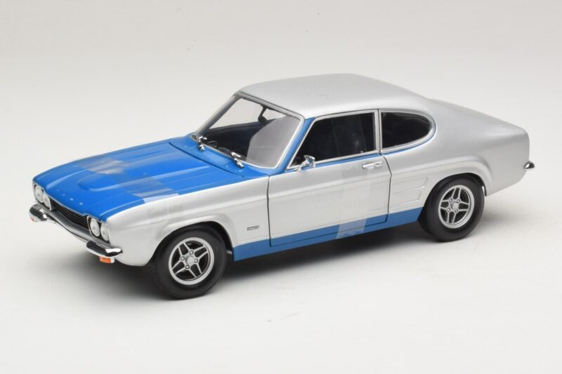 Ford Capri RS2600 Mk1 Silver Blue Minichamps 1:18 Ford Capri RS2600 Mk1 Silver Blue Minichamps 1:18 150089072 Kov