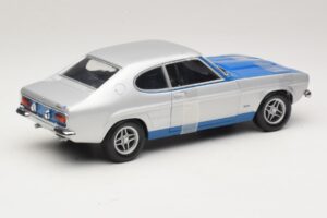 Ford Capri RS2600 Mk1 Silver Blue Minichamps 1:18 150089072 Kov – obrázok 2 z 6