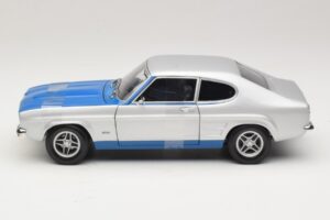 Ford Capri RS2600 Mk1 Silver Blue Minichamps 1:18 150089072 Kov – obrázok 3 z 6