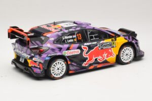 Ford Puma Rally1 #13 G. Munster / L. Louka Rally Monte Carlo 2025 IXO 1:18 18RMC231B Kov – obrázok 2 z 6
