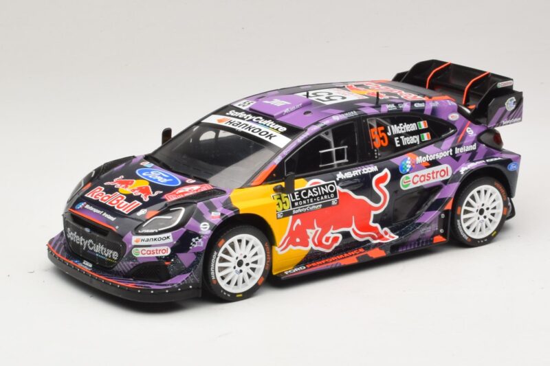 Ford Puma Rally1 #55 J. McErlean / E. Treacy Rally Monte Carlo 2025 IXO 1:18 18RMC231A Kov