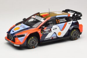Hyundai i20 N Rally1 #1 T. Neuville / M. Wydaeghe Safari Rally Kenya 2025 IXO 1:18 18RMC247B Kov