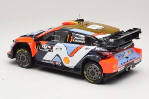 Hyundai i20 N Rally1 #1 T. Neuville / M. Wydaeghe Safari Rally Kenya 2025 IXO 1:18 18RMC247B Kov – obrázok 5 z 6