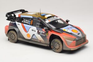 Hyundai i20 N Rally1 #8 O. Tanak / M. Jarveoja Safari Rally Kenya 2025 IXO 1:18 18RMC247A Kov – obrázok 4 z 6