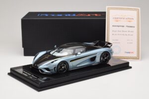 Koenigsegg Regera Modrý Karbónový Balíček FrontiArt 1:18 F079-173 Živica – obrázok 7 z 7