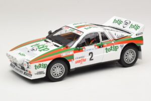 Lancia 037 #2 A. Bettega / M. Perissinot Rally San Marino 1984 Kyosho 1:18 08306F Kov