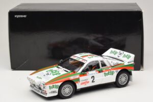 Lancia 037 #2 A. Bettega / M. Perissinot Rally San Marino 1984 Kyosho 1:18 08306F Kov – obrázok 8 z 8