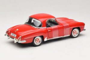 Mercedes 190 SL W121 Kupé Červený ERTL 1:18 7465 Kov – obrázok 2 z 6