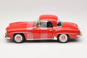 Mercedes 190 SL W121 Kupé Červený ERTL 1:18 7465 Kov – obrázok 3 z 6