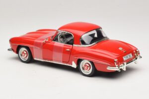 Mercedes 190 SL W121 Kupé Červený ERTL 1:18 7465 Kov – obrázok 5 z 6