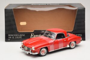Mercedes 190 SL W121 Kupé Červený ERTL 1:18 7465 Kov – obrázok 6 z 6