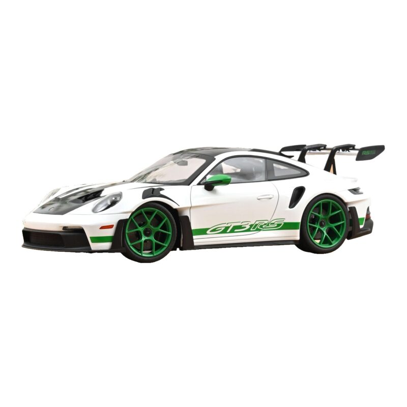 Porsche 911 992 GT3 RS Tribute to Carrera RS Biely Python Green Norev 1:12 127535 Kov