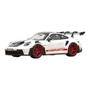 Porsche 911 992 GT3 RS Weissach Package Biely Pyro Red Norev 1:18 187373 Kov