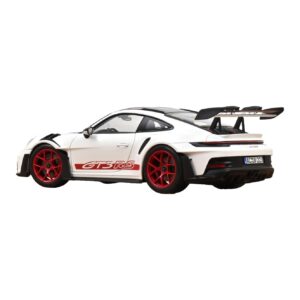 Porsche 911 992 GT3 RS Weissach Package Biely Pyro Red Norev 1:18 187373 Kov – obrázok 3 z 3