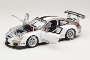 Porsche 911 997 GT3 Cup Biely S Pruhmi 2008 Minichamps 1:18 WAP0210130C Kov – obrázok 2 z 8