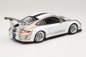Porsche 911 997 GT3 Cup Biely S Pruhmi 2008 Minichamps 1:18 WAP0210130C Kov – obrázok 3 z 8