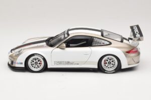 Porsche 911 997 GT3 Cup Biely S Pruhmi 2008 Minichamps 1:18 WAP0210130C Kov – obrázok 4 z 8