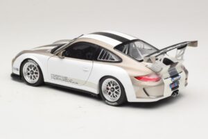 Porsche 911 997 GT3 Cup Biely S Pruhmi 2008 Minichamps 1:18 WAP0210130C Kov – obrázok 7 z 8