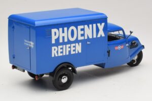 Tempo Hanseat Trojkolesová Dodávka Phoenix Blue Minichamps 1:18 180099040 Kov – obrázok 2 z 6