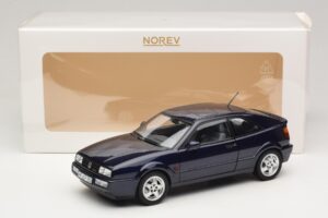 Volkswagen Corrado VR6 Aqua Blue Metallic Limitovaná Edícia Norev 1:18 188660 Kov – obrázok 8 z 8