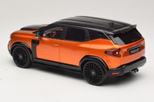 Dacia Duster Mk3 Redust Sport 4x2 Hybrid Metallic Orange Otto 1:18 OT1316 Živica – obrázok 5 z 6
