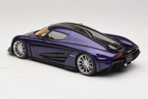 Koenigsegg Regera Fialový GT Spirit 1:18 GT973 Živica – obrázok 5 z 6