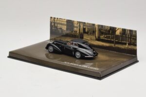 Alfa Romeo 8C 2900B Lungo Čierny Minichamps 1:43 436120421 Kov – obrázok 3 z 5
