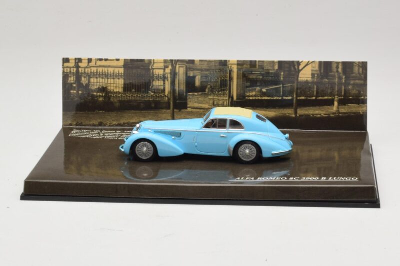 Alfa Romeo 8C 2900B Lungo Svetlomodrý Minichamps 1:43 436120420 Kov