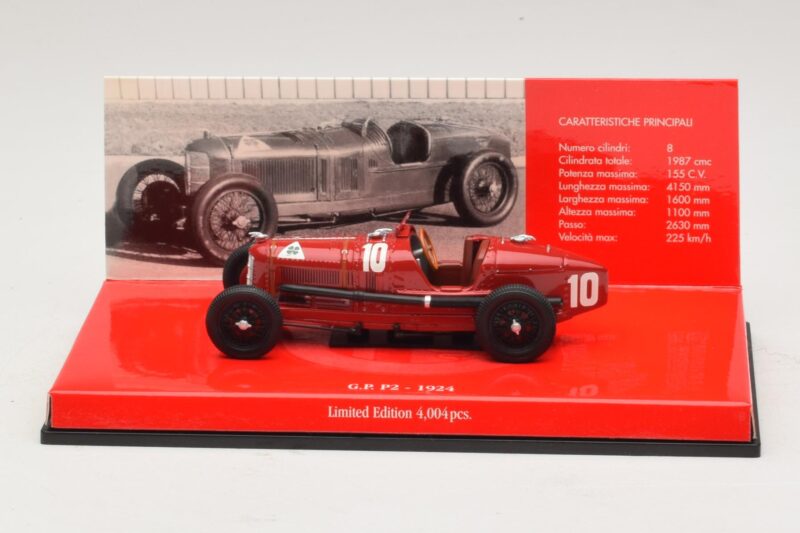 Alfa Romeo P2 #10 Červený 1924 Minichamps 1:43 Alfa Romeo P2 #10 Červený 1924 Minichamps 1:43 403241203 Kov