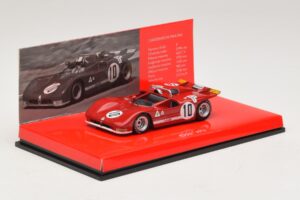 Alfa Romeo T33/3 #10 R. Stommelen / N. Galli ADAC 1000km Nurburgring 1971 Bez Vonkajšej Škatule Minichamps 1:43 436711210-R1  – obrázok 2 z 4