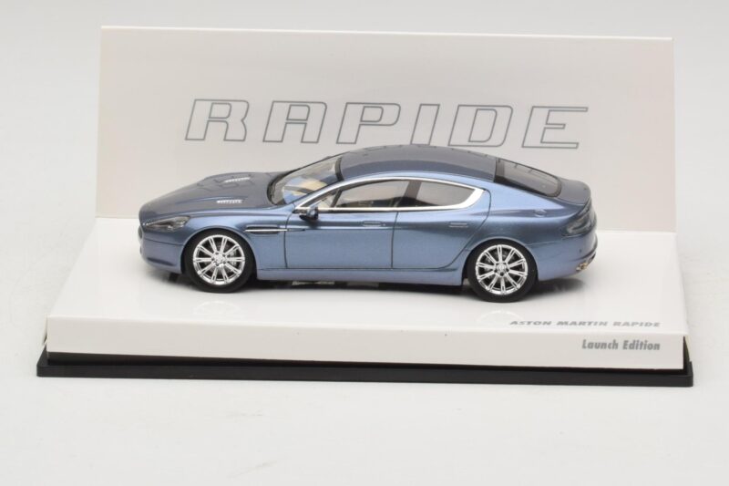 Aston Martin Rapide Modrá Metalíza Minichamps 1:43 437137903 Kov