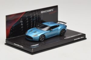 Aston Martin V12 Zagato Alba Blue Minichamps 1:43 437137222 Kov – obrázok 2 z 5