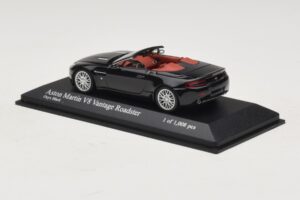 Aston Martin V8 Vantage Roadster Čierny Metalický Minichamps 1:43 400137431 Kov – obrázok 3 z 4