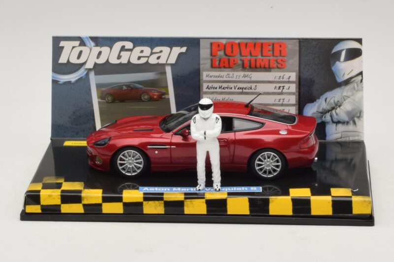 Aston Martin Vanquish S Červený Top Gear S Figúrkou Minichamps 1:43 Aston Martin Vanquish S Červený Top Gear S Figúrkou Minichamps 1:43 519431372 Kov