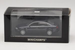 Audi A6 C5 Modrá Metalíza Minichamps 1:43 430010201 Kov – obrázok 4 z 4