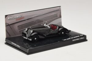 Audi Front 225 Roadster Čierny Minichamps 1:43 437019131 Kov – obrázok 2 z 5