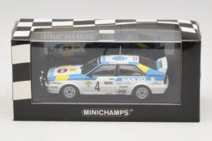 Audi Quattro #4 S. Blomqvist / B. Cederberg Rally Sweden Winner 1982 Minichamps 1:43 430821904 Kov – obrázok 4 z 4
